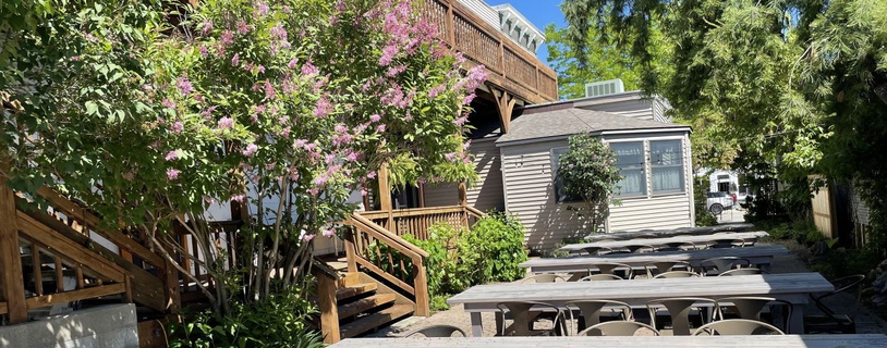 Outside Inn Table Setup